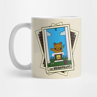 TAROT CARDS DECK | THE HIEROPHANT. | FORTUNE CAT Mug